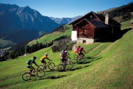 Mountainbiken in de omgeving van Neukirchen